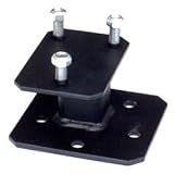 Spare Tire Spacer Powder Coated Black Warrior 1987-2006 Jeep Wrangler Unlimited, TJ, YJ # WAR91625