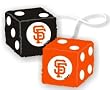 San Francisco Giants Fuzzy Dice - Baseball Sports Merchandise