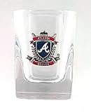 Atlanta Braves Square Shot Glass - MLB Baseball Fan Shop Sports Team Merchandise
