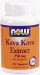 Kava Kava Extract (Root Extract) 250mg 120 Caps from NOW Foods