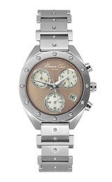 silver women's watch,stainless steel women's watch,chronograph women's watch