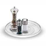 Lazy Susan-Spin Tray -Frosted Clear Acrylic - 18" (Frosted Clear) (18" Diameter)
