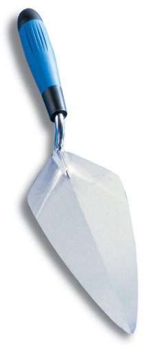 Bon Tool Co. Narrow London Stainless Steel Masonry Trowel 12" x 5 3/16" with Comfort Grip Handle