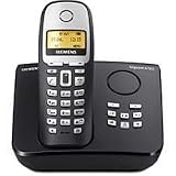 Siemens Gigaset A165, Schnurloses DECT-Telefon mit Anrufbeantworter, beleuchtetem Display und Telefonbuch - 