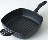 Swiss Diamond Cast-Aluminum Nonstick 11-by-11-Inch Square Grill by Swiss Diamond