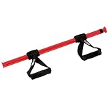 GoFit Dual Mount Adjustible Chin-up Bar - Red