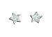 SPINNING Jewelry Ohrstecker 925 Sterling Silber "STAR" Zirkonia 111007