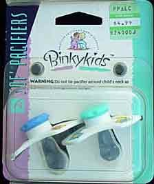 2 Binkykids Soft' Pacifiers Soft