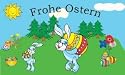 Flagge 90 x 150 : Frohe Ostern