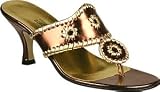 Jack Rogers Navajo Dressy Sandal Bronze/Gold Trim (21-548)