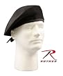 G.I. Type Black Beret without Flash - in your choice of size
