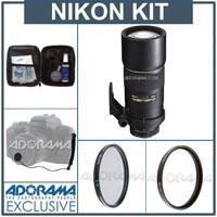 Nikon 300mm f/4 ED-IF AF-S Telephoto Auto Focus Nikkor Lens - Gray Market - with - Bundle - Pro Optic Pro Digital 77mm Multi Coated UV Filter. Pro Optic Pro 77mm Circular Polarizer (CPL) Digital Filter. Lens Cap Leash, Professional Lens Cleaning Kit