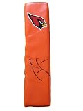 Patrick Peterson Autographed Arizona Cardinals Logo Football End Zone Pylon, LSU Tigers, Proof Photo of Patrick Signing for Us.