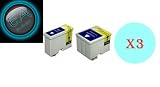 Epson Compatible 6PK T051 3Black and 3PK T052 Color Ink Cartridges-MJ-930 C;Stylus Color 800N/850NE /1520/740I/760/810/860/1160;Stylus Scan 2000/2500 Pro