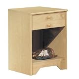 Shaker Style Natural Maple Finish Night Stand Table
