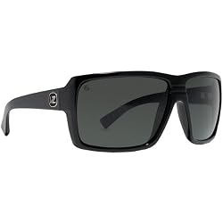 VonZipper Panzer Men's Polarized Casual Sunglasses - Black Gloss/Grey Poly