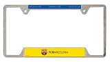 FC Barcelona - 6" x 12" Metal License Plate Frame