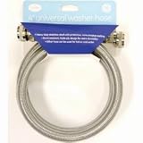 GE Stainless Steel Univeral Washer Hoses - 2 Pack