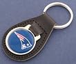 New England Patriots Leather Key Chain