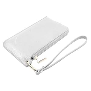 Designer ZIP Handy Tasche Handtasche mit Reißverschluss Passend für Sony Ericsson Live with Walkman / W8 / Mix Walkman / Xperia PLAY / Satio U1i / Idou / txt pro / Vivaz U5i / Vivaz pro U8i / Xperia active ST17i ST17a / Xperia Arc Lt15i / X12 / ANZU / Xperia Arc S Lt18i / Xperia mini / mini pro / Xperia Neo / Neo V / Pro / Xperia Pureness X5 / Z780 / Xperia ray / Urushi ST18i / Xperia X1 / X2 / Yendo W150i / Xperia X8 / X10 / X10 mini / Xperia X10 mini pro Hülle Case Etui Bag Schutzhülle Weiss