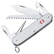 Farmer- Ribbed Silver Alox Knife - Knives - Swiss Style