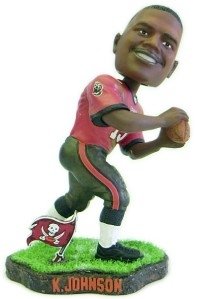 Tampa Bay Buccaneers Keyshawn Johnson Game Worn Forever Collectibles Bobble Head