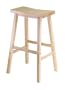 Winsome Wood 29" Saddle Seat Stool, Nat.