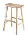 Winsome Wood 29 Saddle Seat Stool, Nat.