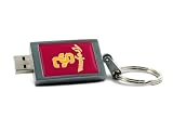 Centon USC Trojans DataStick Keychain 8 GB USB 2.0 Flash Drive DSK8GB-CUSC