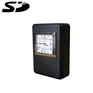 All-in-One SD Card Self Recording Covert Spy Camera (Camera Hidden in Design Clock II)