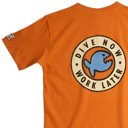IQ - T-Shirt Heavy Dive now Work Later (siren)