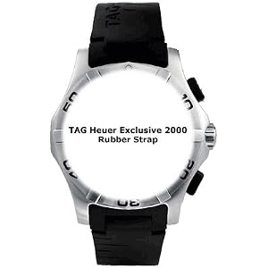 TAG Heuer Eclusive Mens Aquagraph Rubber Strap with Buckle BT0701