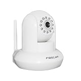 Foscam FI8910W Pan & Tilt IP/Network Camera with Two-Way Audio and Night Vision (White)