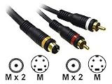 Cables To Go - 29128 - 50ft Velocity S-Video / RCA Audio Combination Cable