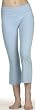 BELLA 815 Cotton Spandex Capri Pant BABY BLUE LARGE