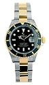 GENUINE MANS ROLEX SUBMARINER WITH SERTI DIAL 18/SS MODEL 16613