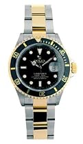 GENUINE MANS ROLEX SUBMARINER WITH SERTI DIAL 18/SS MODEL 16613