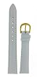 Watch Band White Genuine Leather Crocodile Grain 14 millimeter Tech Swiss