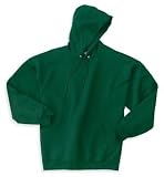 NEW Hanes Ultimate Cotton - Pullover Hooded Sweatshirt Deep Forest-S