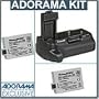 Canon BG-E5 Battery Grip for EOS Rebel XSi & T1i Digital Cameras with 2 Generic LP-E5 Lithium-Ion Battery Pack