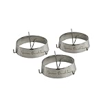 Steven Raichlen Best of Barbecue Stainless Steel Grilling Ring with Spike Set of 3