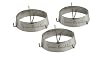 Steven Raichlen Best of Barbecue SR8033 Stainless Steel Grill Ring with Spike Set of 3 (3-inch Round)