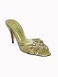 HOLLYWOULD Olivia Strap Sandal in Metallic
