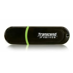 Transcend TS4GJFV30 JetFlash V30 4GB USB 2.0 Flash Drive $7.99