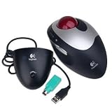 Logitech Cordless TrackMan Optical - Trackball - optical - wireless - RF - USB / PS/2 wireless receiver
