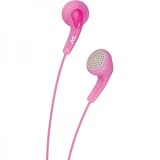 JVC Home HAF140P Gumy Earbud Headphones (Pink)