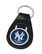 New York Yankees Leather Keychain NY