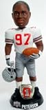 Ohio State Buckeyes Kenny Peterson 10 Championship Ring White Forever Collectibles Bobble Head