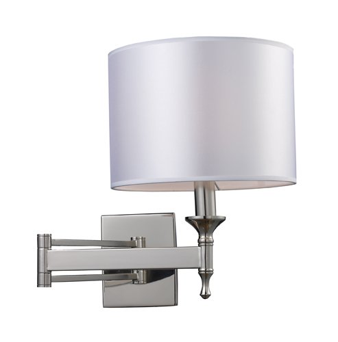 Elk 10160/1 Pembroke 1-Light Sconce Swing Arm In Polished Nickel