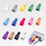 エスケイ工機 RJ-45 プラグブーツ アイボリー 100個入り BT-8FMφ6アイボリー